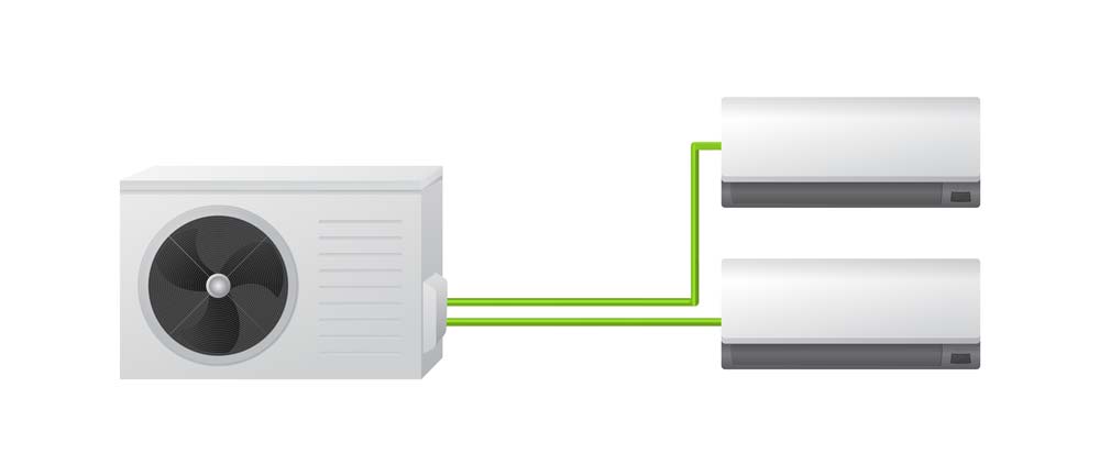 multisplit-airconditioner Multisplit Klimaanlage